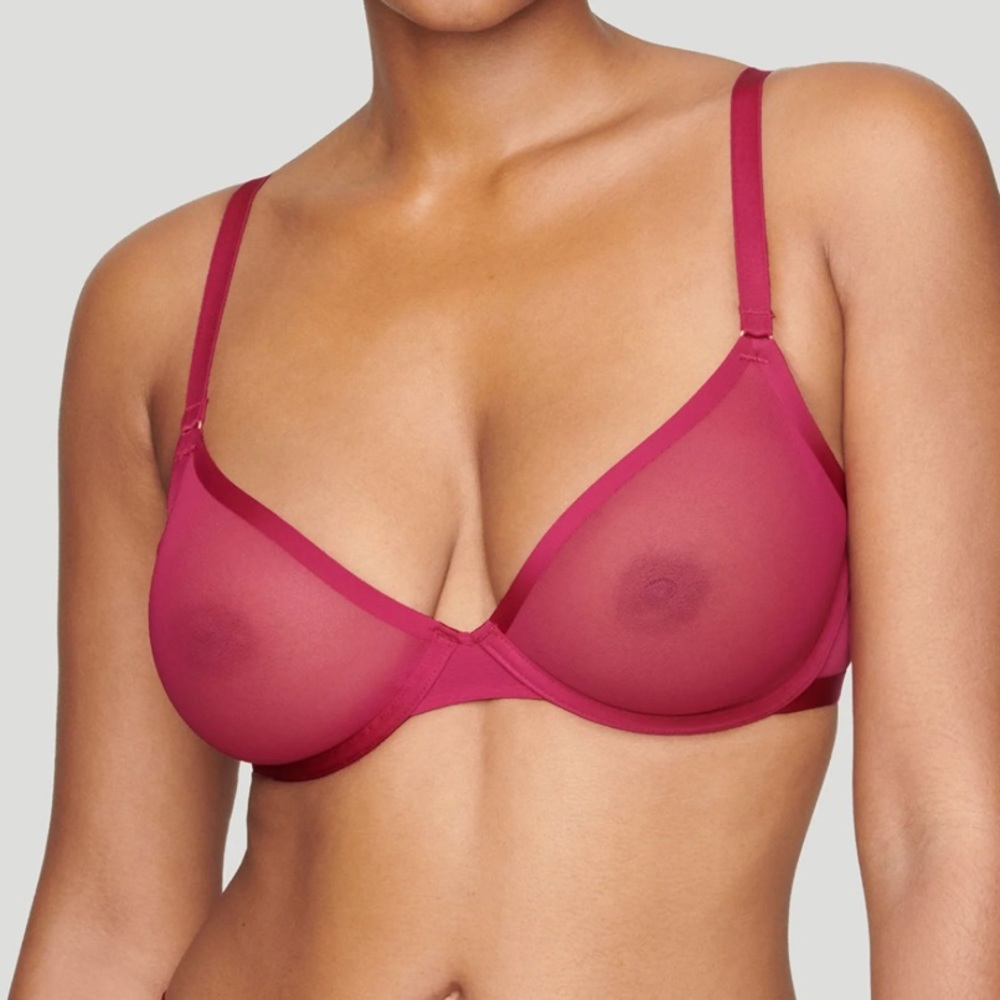 GUC cuup plunge bra in mulberry, 40G